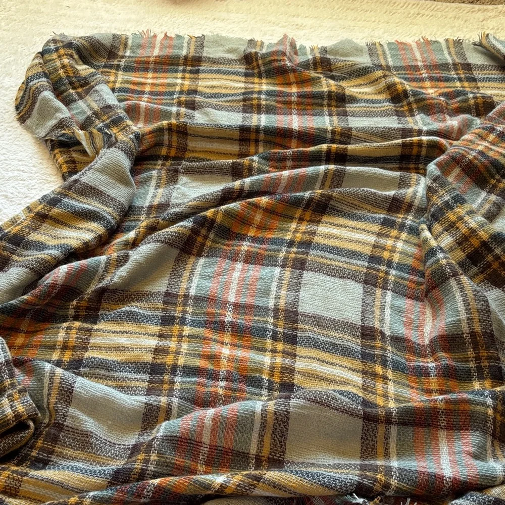 Beautiful Cozy Plaid Blanket Scarf - Picture 4 of 4